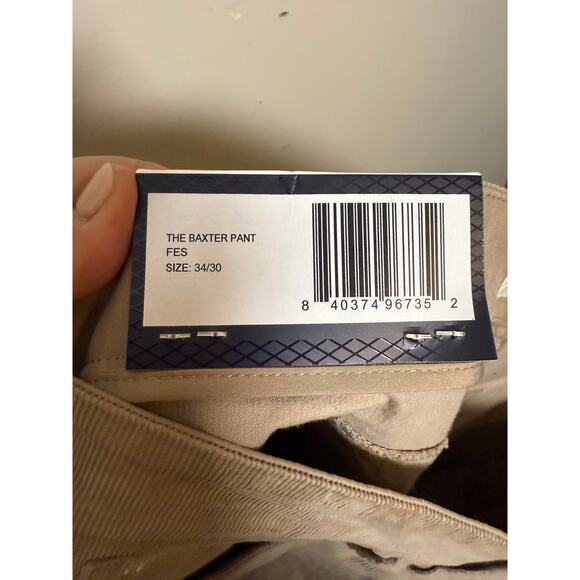 Holderness & Bourne Baxter Pant NWT Men's Sz. 34/30 - Picture 10 of 10